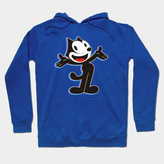 Felix The Cat - Retro Hoodie by ManulaCo